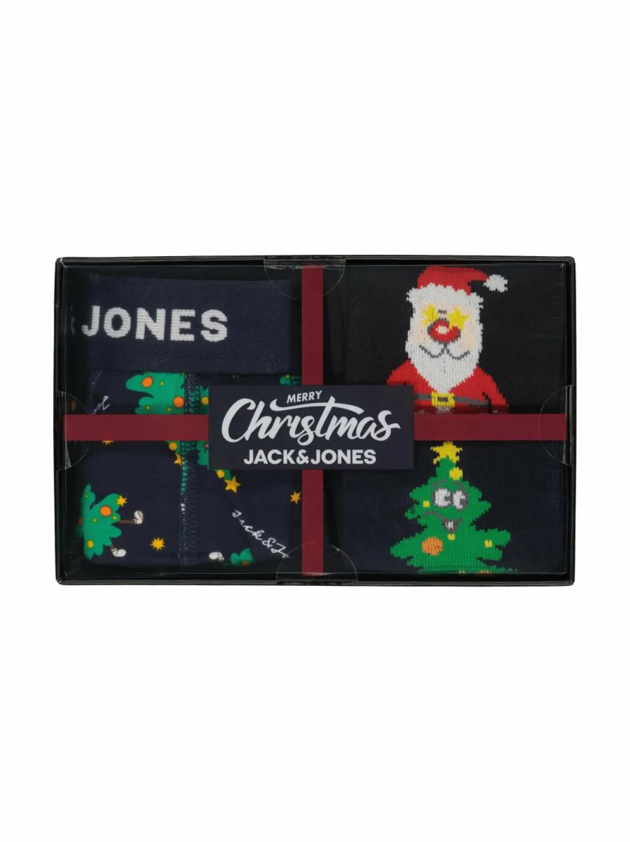 Sukat & Sukkahousut<JACK & JONES junior JacHolly Jolly -alushousut ja sukat, lahjapakkaus SKY CAPTAIN