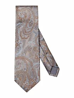 Solmiot & Asusteet<Eton Jacquard Paisley -silkkisolmio 17 17 DARK GREY