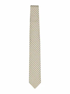 Solmiot & Asusteet<Stockholm Kravatt Jacquard-silkkisolmio M24E LIGHT YELLOW
