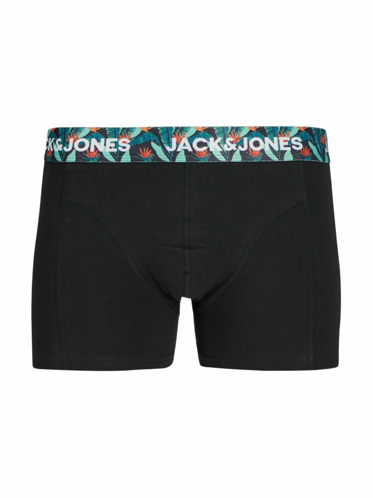 Alusasut<Jack & Jones JacWest Solid -bokserit 3-pack BLACK PACK:RAIN FOREST DAZZLING BLUE