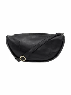 Olkalaukut<A+more Jade_AA Small -nahkalaukku BLACK