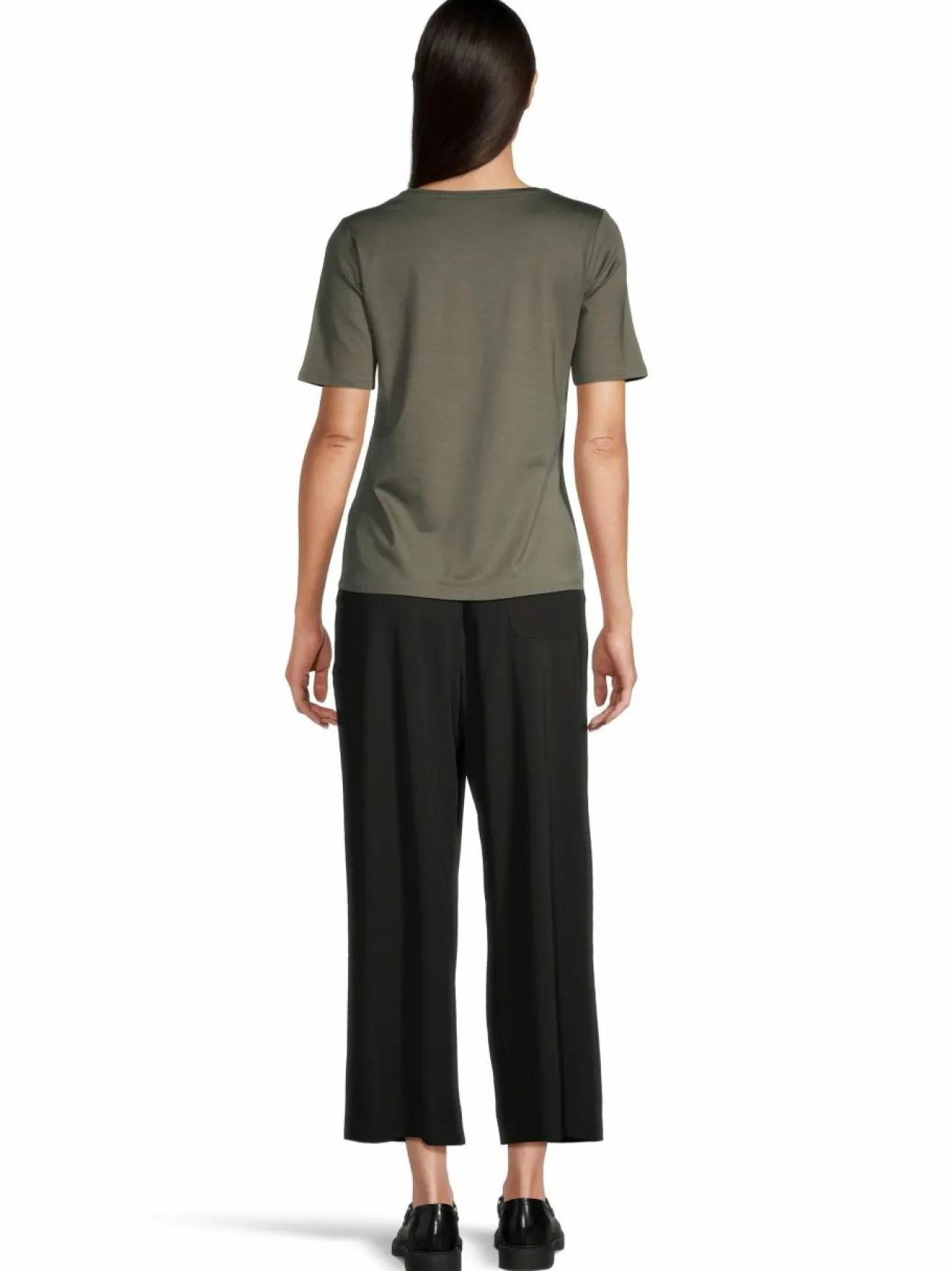 Paidat & Puserot<ESSENTIALS by Stockmann Jade t-paita LT.KHAKI GREEN