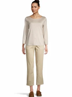 Paidat & Puserot<ESSENTIALS by Stockmann Jane-trikoopaita CHALK