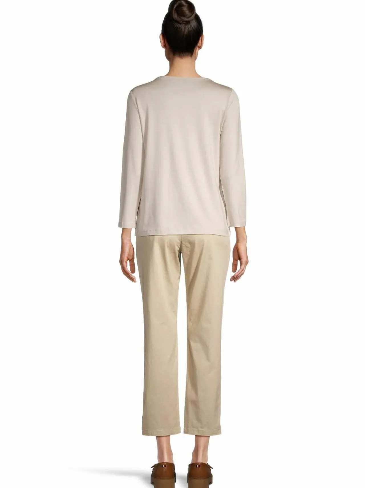 Paidat & Puserot<ESSENTIALS by Stockmann Jane-trikoopaita CHALK