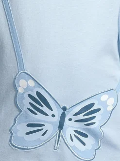 Pitkähihaiset Trikoopaidat<Bogi Janika Butterfly -trikoopaita SKY BLUE