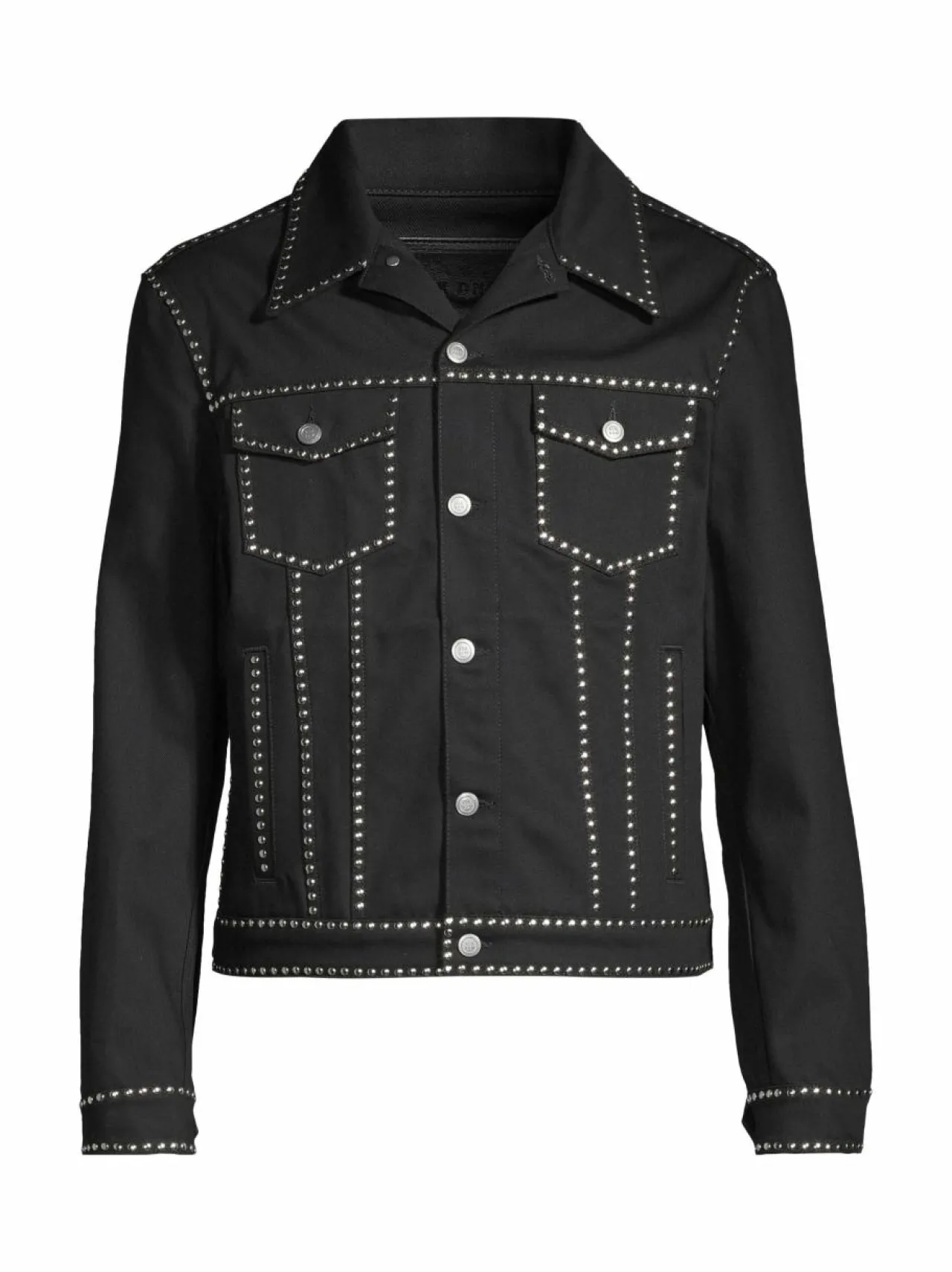 Takit<BLK DNM Jeans Jacket 75 -farkkutakki BLACK STUDDED