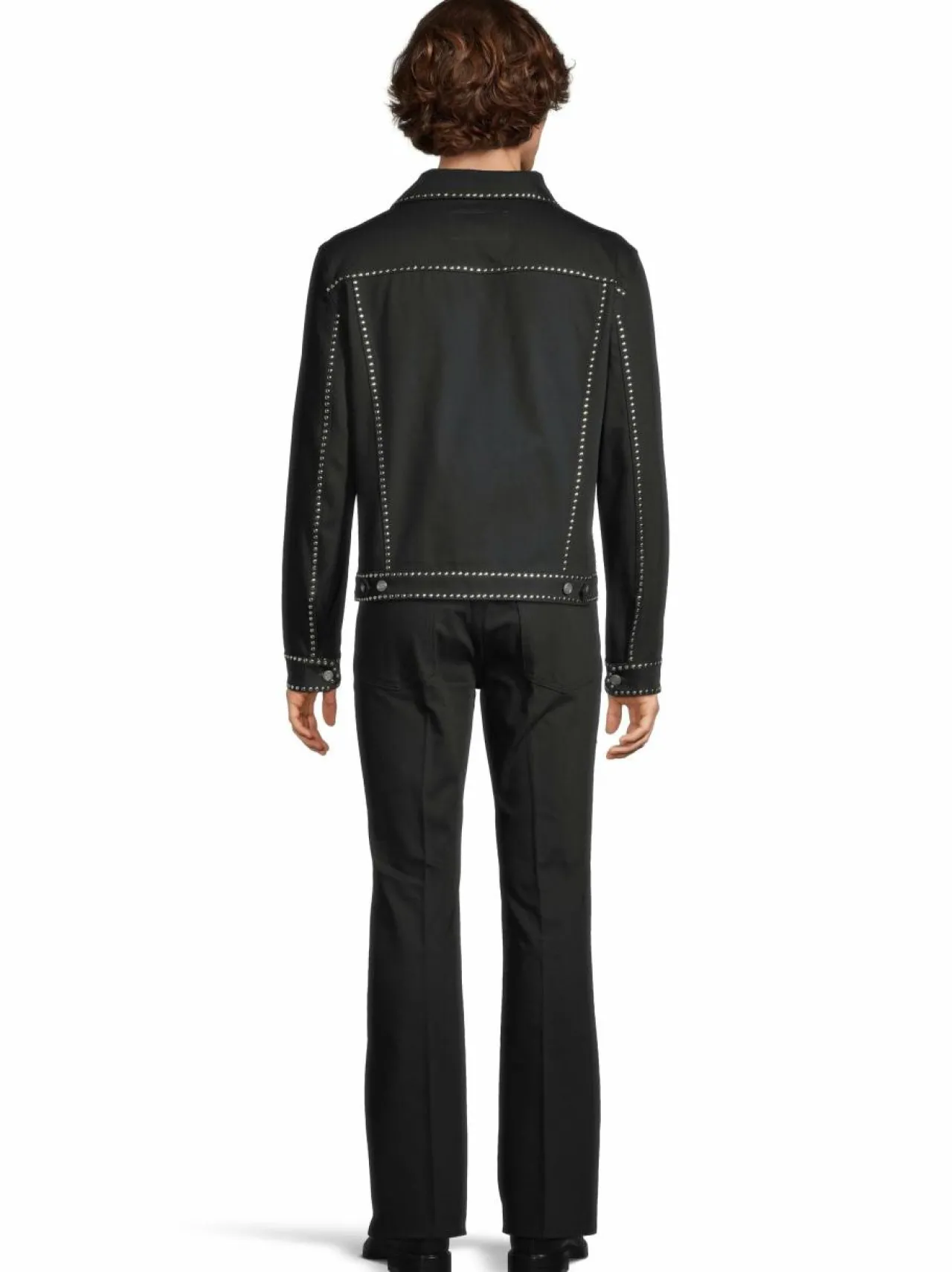 Takit<BLK DNM Jeans Jacket 75 -farkkutakki BLACK STUDDED