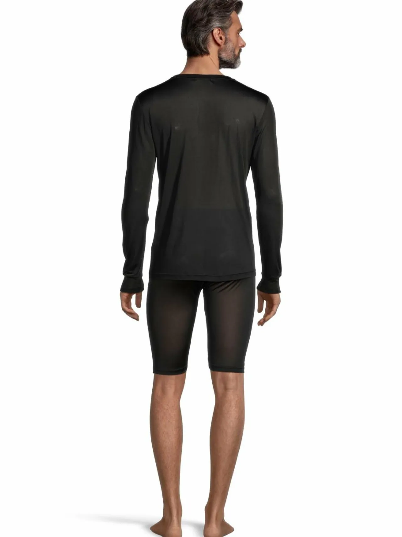 Alusasut<Cap Horn loungewear Jeb-silkkitrikoobokserit BLACK