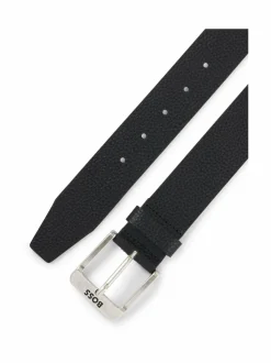 Vyöt<BOSS Jemio-nahkavyö 3.5 cm 001 BLACK