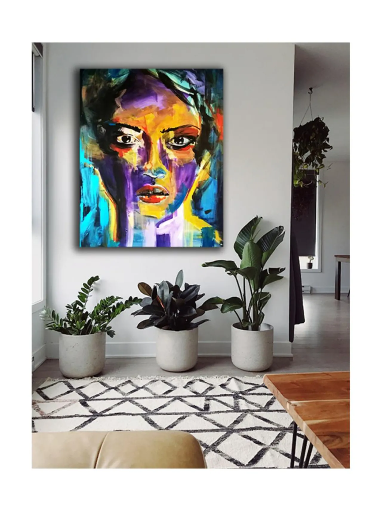 Taulut & Julisteet<Jenniemilia Design , WILMA voimanainen canvas -taulu 80 x 100 cm