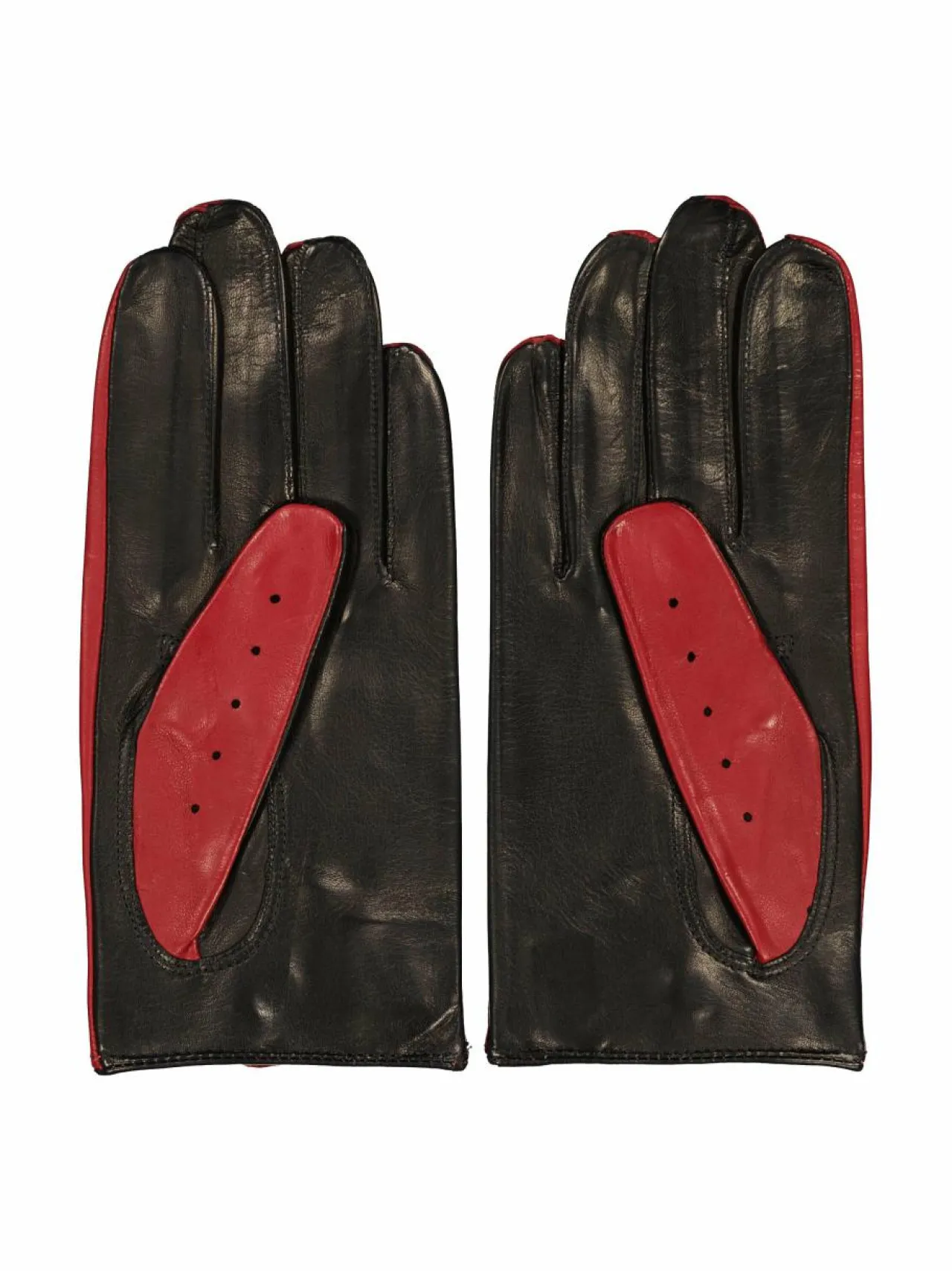 Käsineet<Sauso Jeri Driver -nahkakäsineet DEEP RED/BLACK