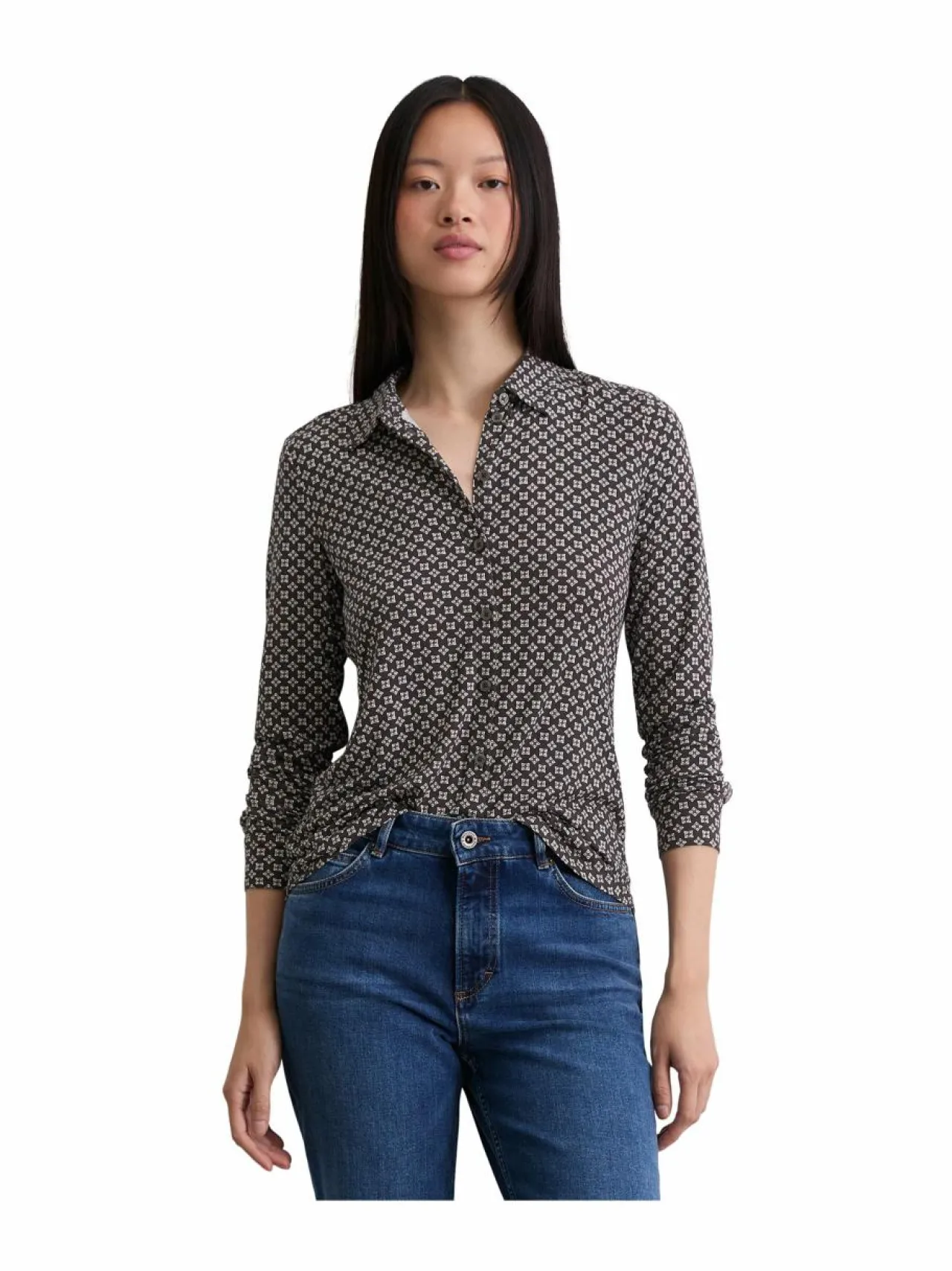 Paidat & Puserot<Marc O'Polo Jersey-paita W58 MULTI/DARK COFFEE