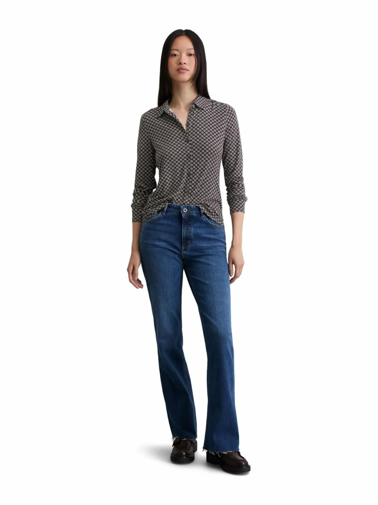 Paidat & Puserot<Marc O'Polo Jersey-paita W58 MULTI/DARK COFFEE
