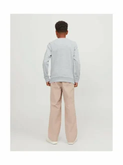 Colleget & Hupparit<JACK & JONES junior JjeBradley-collegepaita LIGHT GREY MELANGE