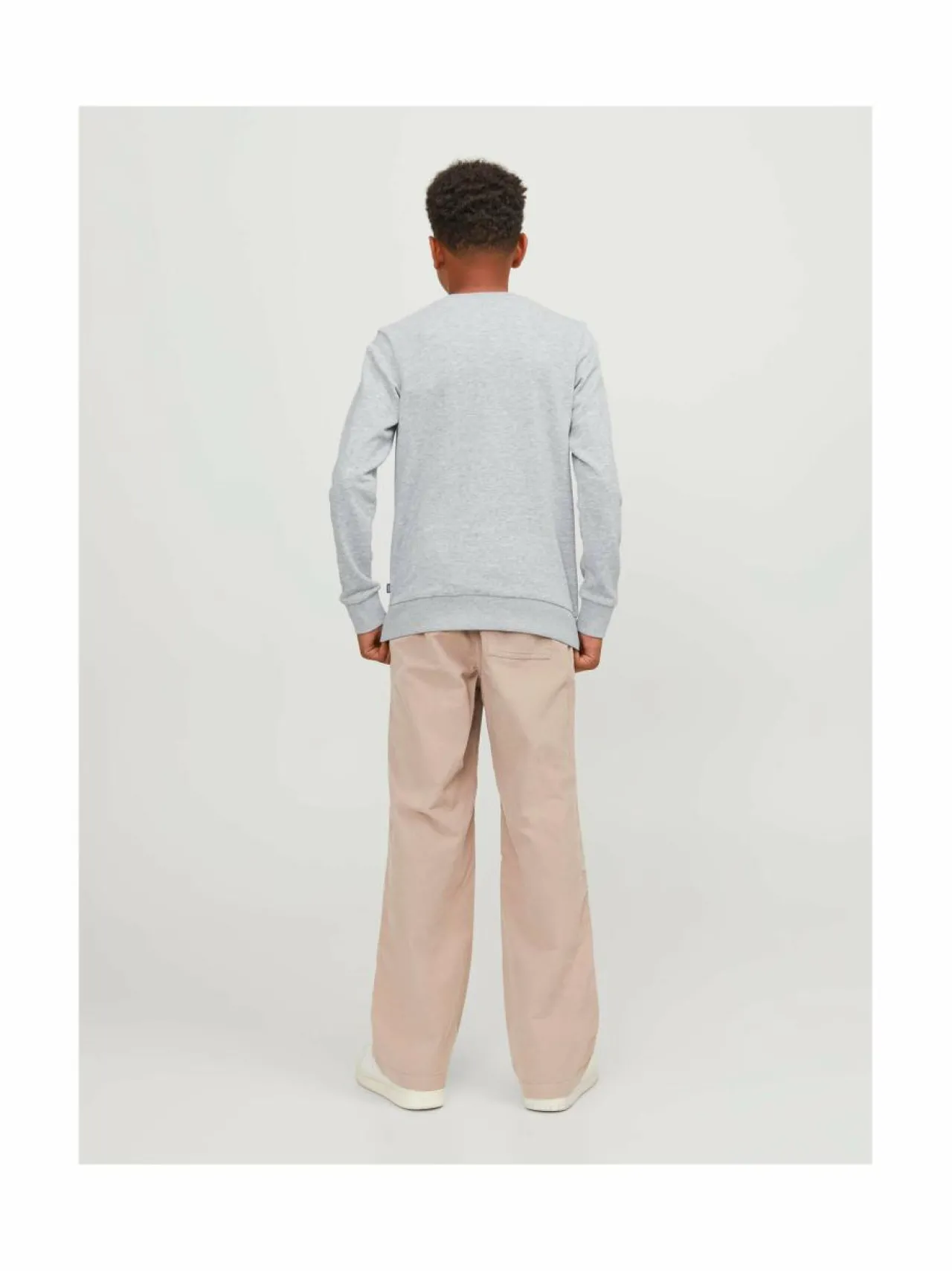 Colleget & Hupparit<JACK & JONES junior JjeBradley-collegepaita LIGHT GREY MELANGE