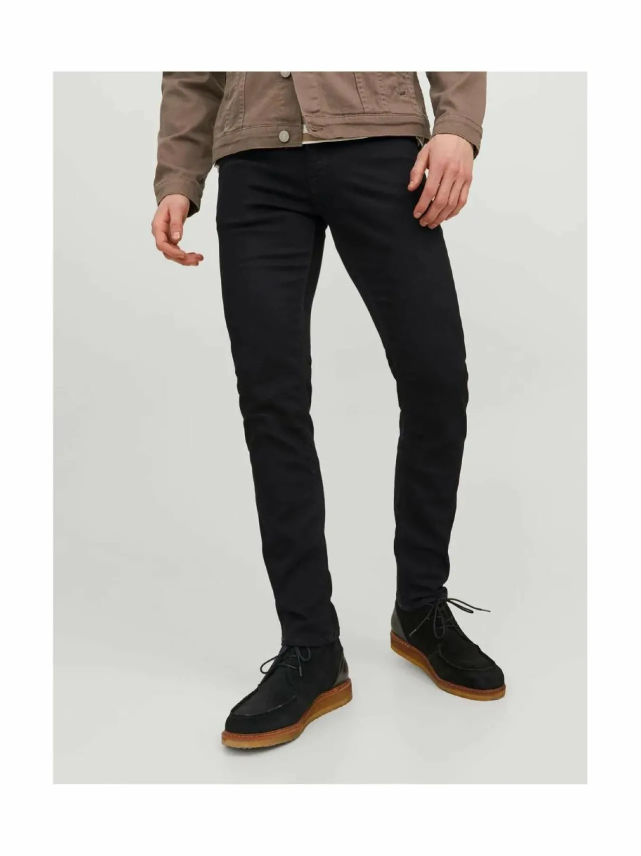 Farkut<Jack & Jones JjiGlenn Slim fit -farkut BLACK DENIM (MUSTA)