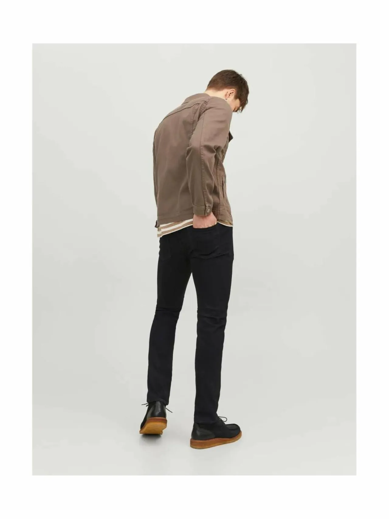 Farkut<Jack & Jones JjiGlenn Slim fit -farkut BLACK DENIM (MUSTA)