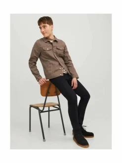 Farkut<Jack & Jones JjiGlenn Slim fit -farkut BLACK DENIM (MUSTA)