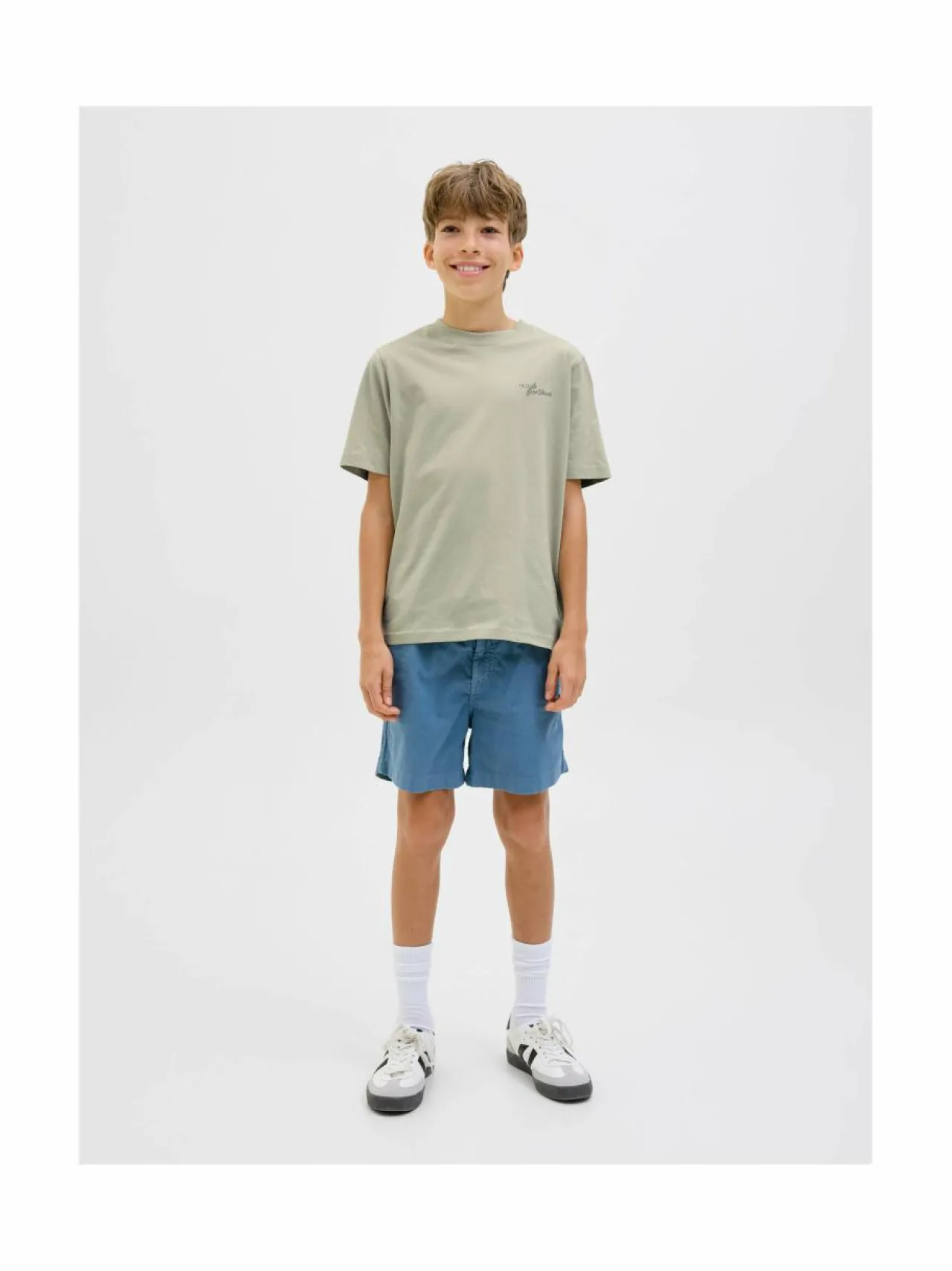 T-Paidat|T-Paidat<JACK & JONES junior JorAlmeria t-paita CELADON TINT