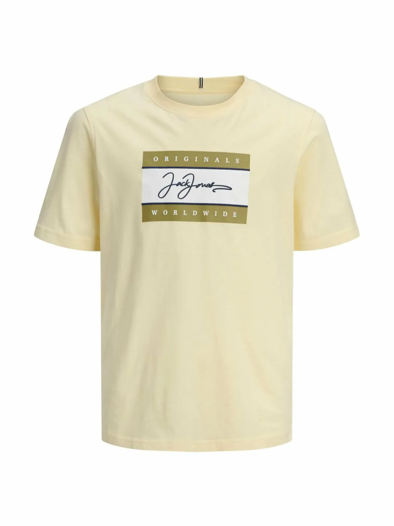 T-Paidat|T-Paidat<JACK & JONES junior JorFrederiksberg Boxscript T-paita DOUBLE CREAM PRINT:SS25