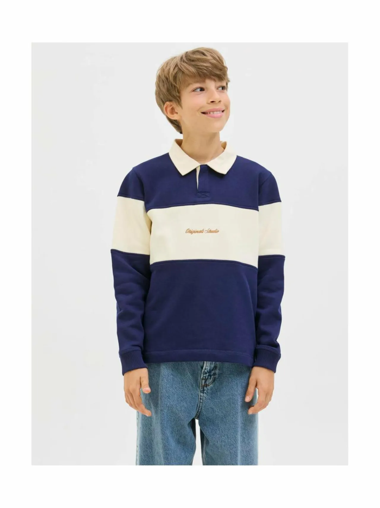 JACK & JONES junior JorNorrebro Blocking -paita^ Pitkähihaiset Trikoopaidat|Pitkähihaiset Trikoopaidat