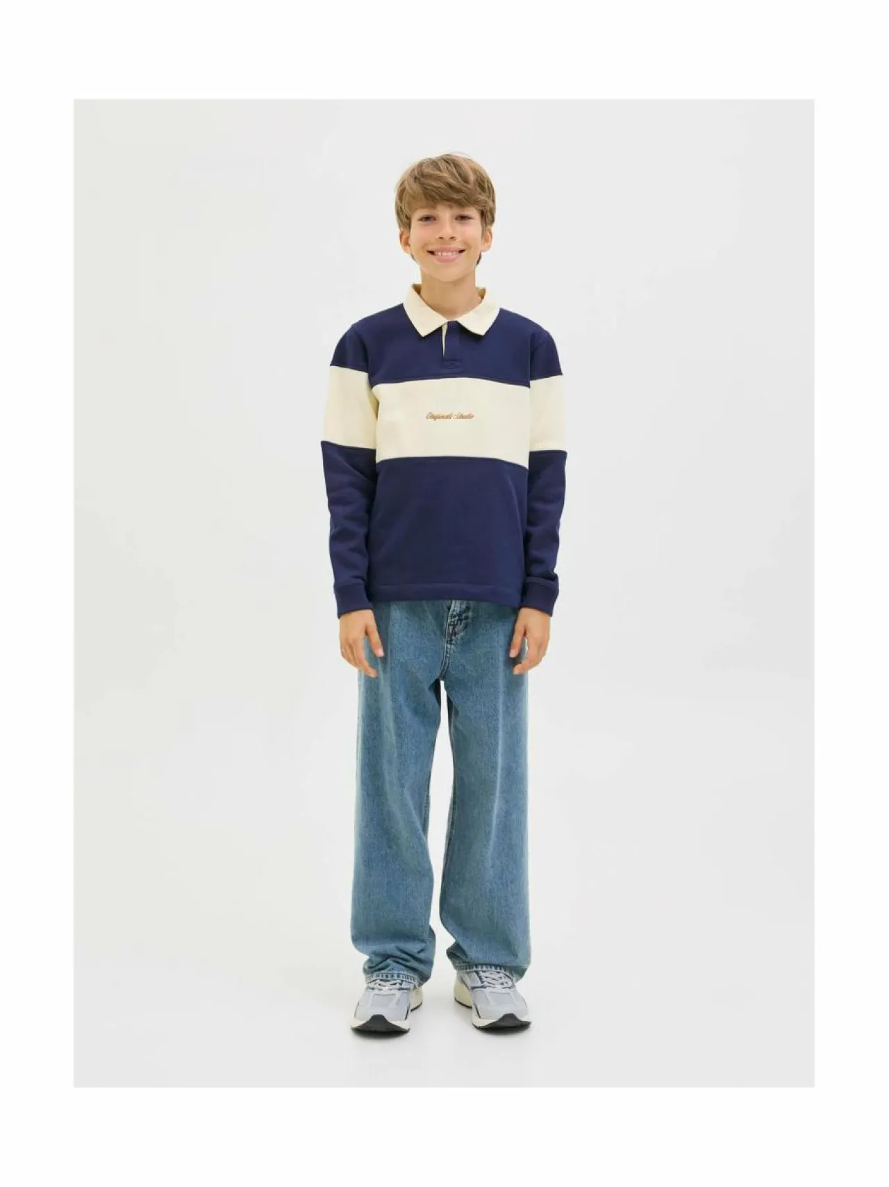 JACK & JONES junior JorNorrebro Blocking -paita^ Pitkähihaiset Trikoopaidat|Pitkähihaiset Trikoopaidat