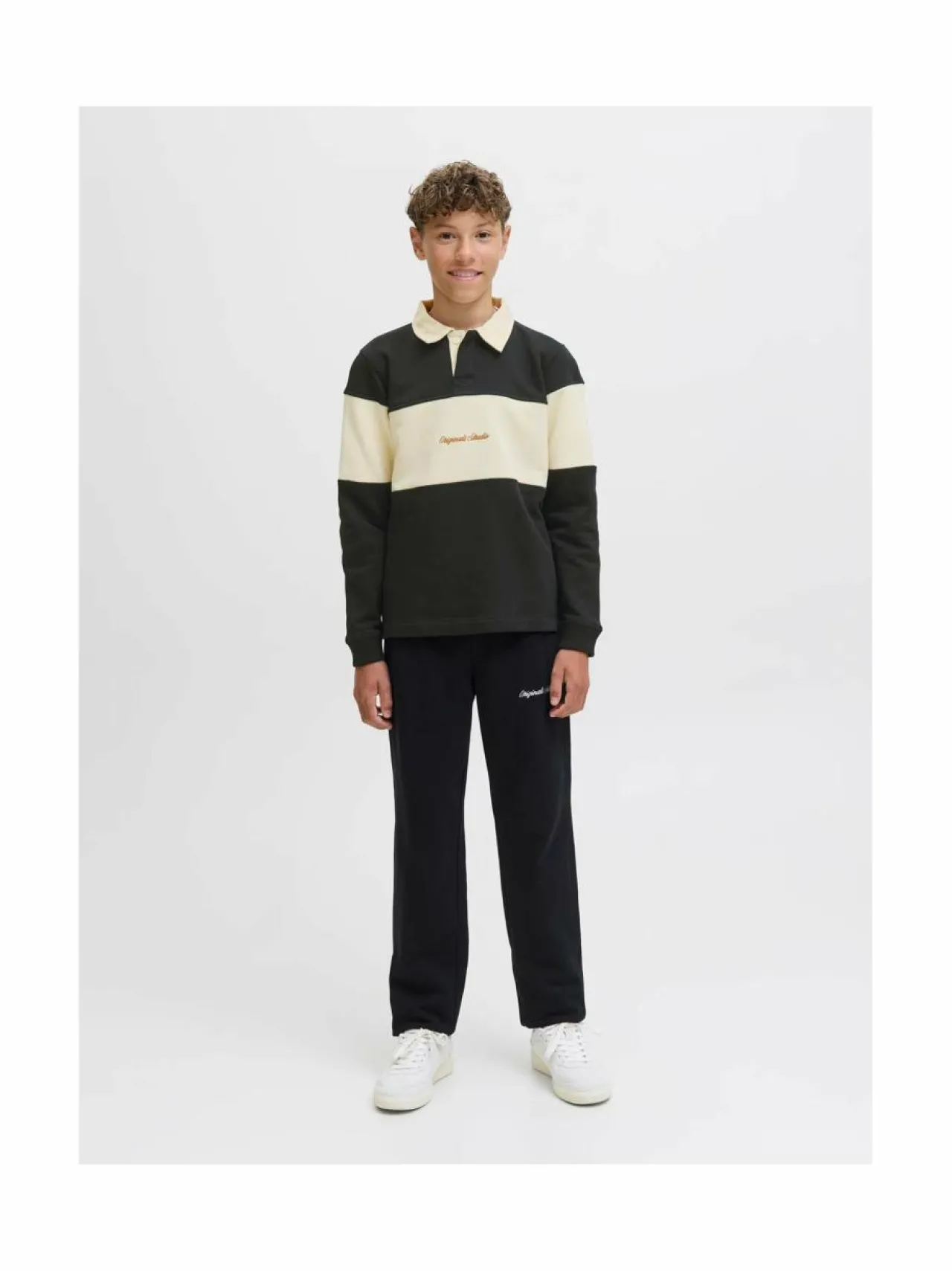 Pitkähihaiset Trikoopaidat|Pitkähihaiset Trikoopaidat<JACK & JONES junior JorNorrebro Blocking -paita BLACK
