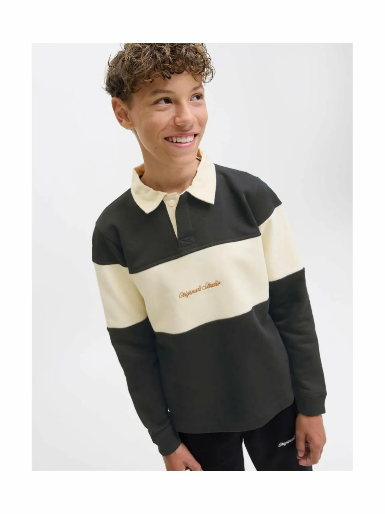 Pitkähihaiset Trikoopaidat|Pitkähihaiset Trikoopaidat<JACK & JONES junior JorNorrebro Blocking -paita BLACK
