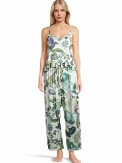 Yö- & Oloasut<A+more Joy-frillatoppi WHITE FLOWERPRINT