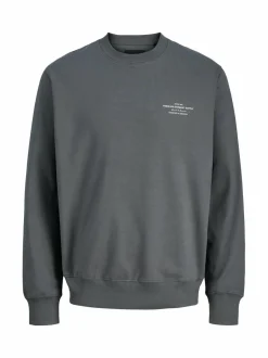 Neuleet<Jack & Jones JprBlachad Branding -collegepaita VOLCANIC ASH