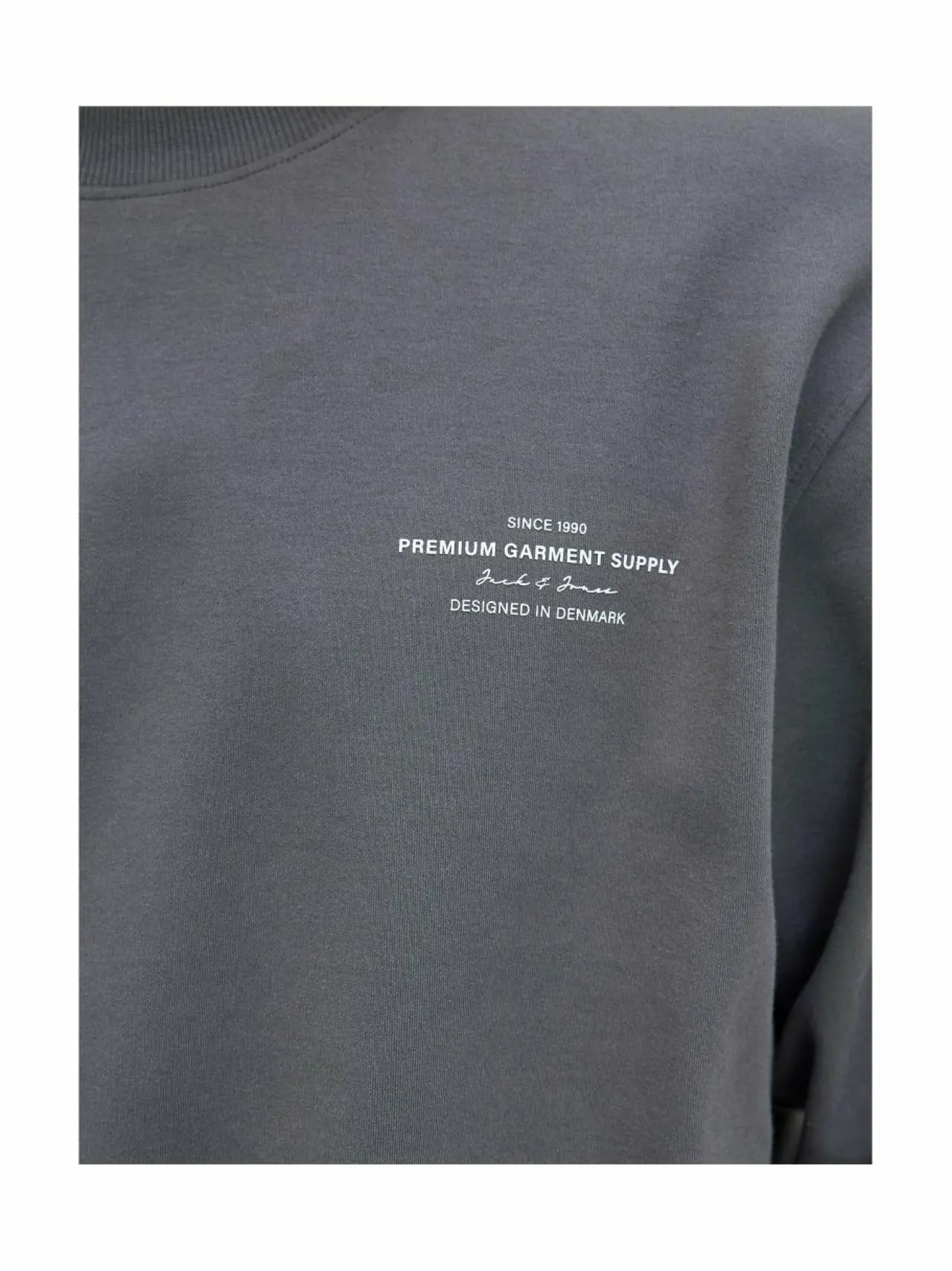 Neuleet<Jack & Jones JprBlachad Branding -collegepaita VOLCANIC ASH