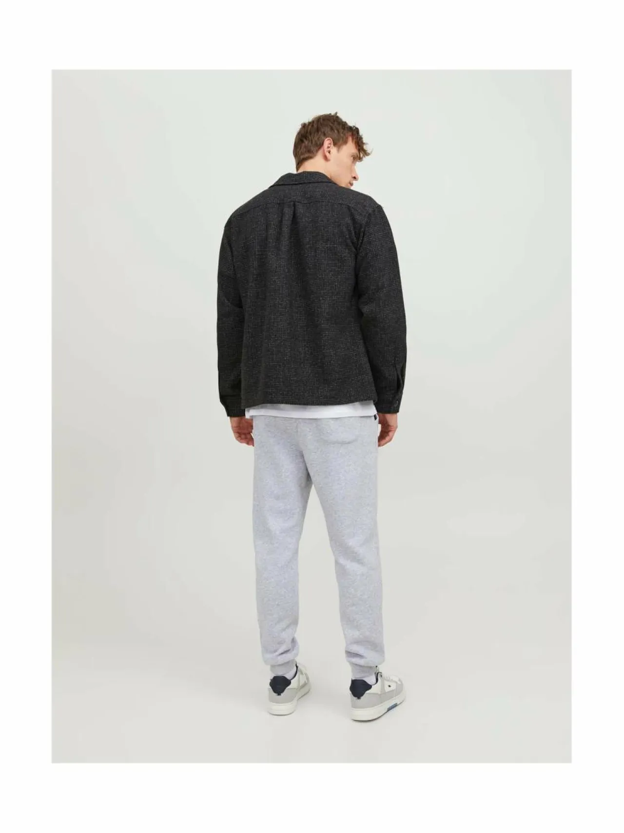 Housut<Jack & Jones JpstGordon JjBradley -collegehousut LIGHT GREY MELANGE