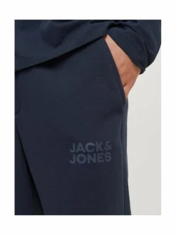 Collegehousut & Leggingsit<JACK & JONES junior JpstGordon JJNewSoft -collegehousut NAVY BLAZER PRINT:TONAL