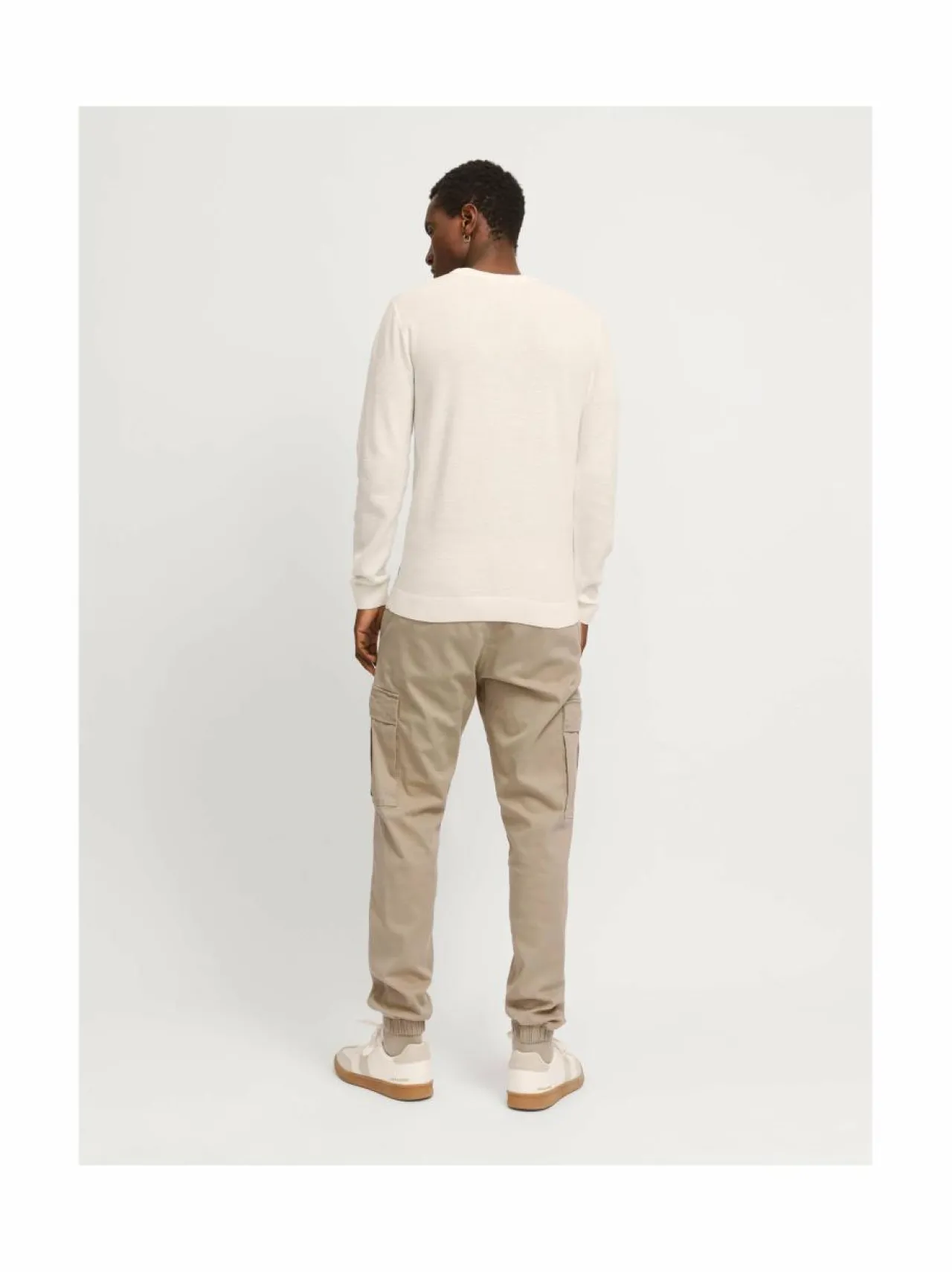 Housut<Jack & Jones JpstKane Jonnie Cuffed Cargo -housut CROCKERY