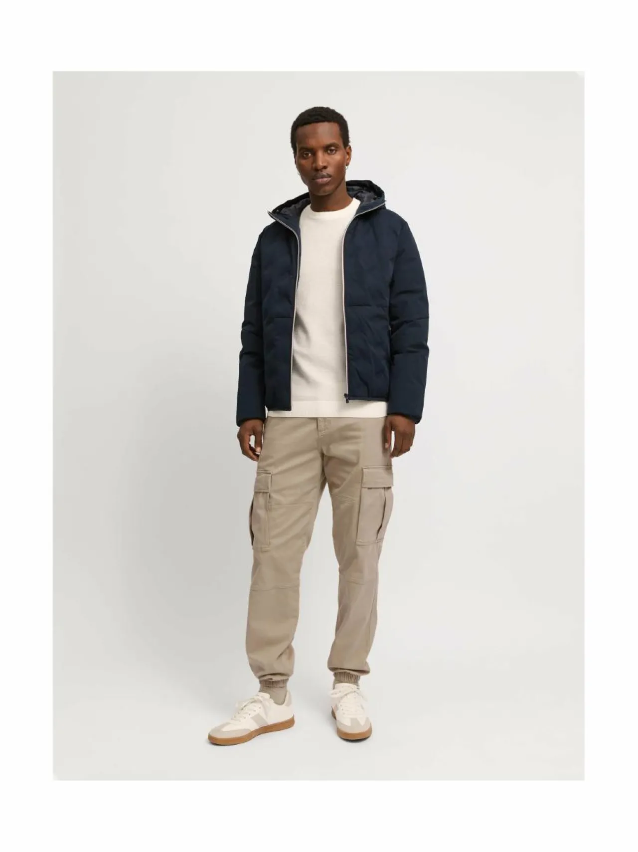 Housut<Jack & Jones JpstKane Jonnie Cuffed Cargo -housut CROCKERY