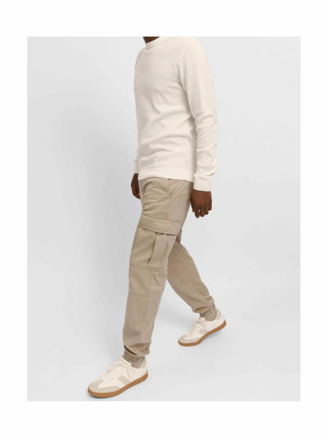 Housut<Jack & Jones JpstKane Jonnie Cuffed Cargo -housut CROCKERY