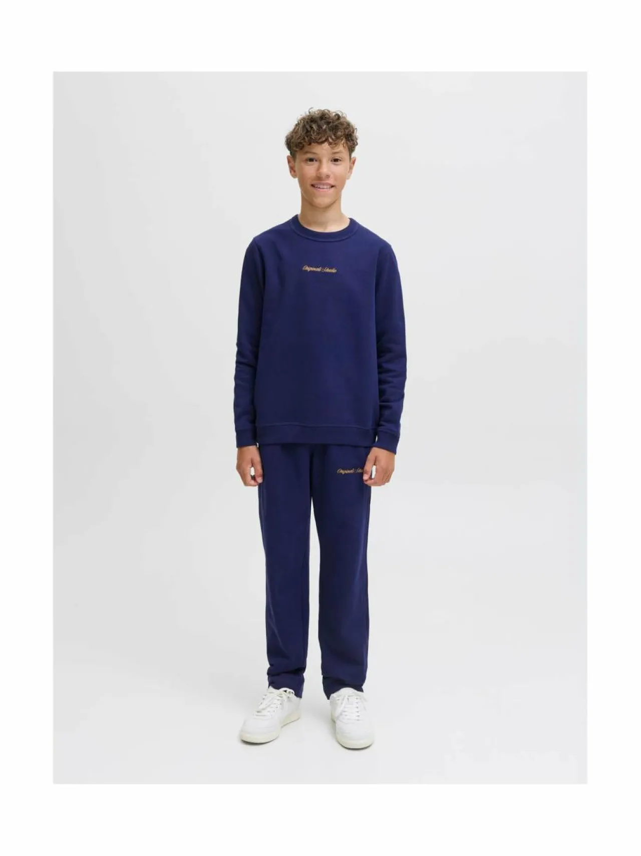 Housut & Jumpsuitit|Housut<JACK & JONES junior JpstKane Norrebro -collegehousut OCEAN CAVERN