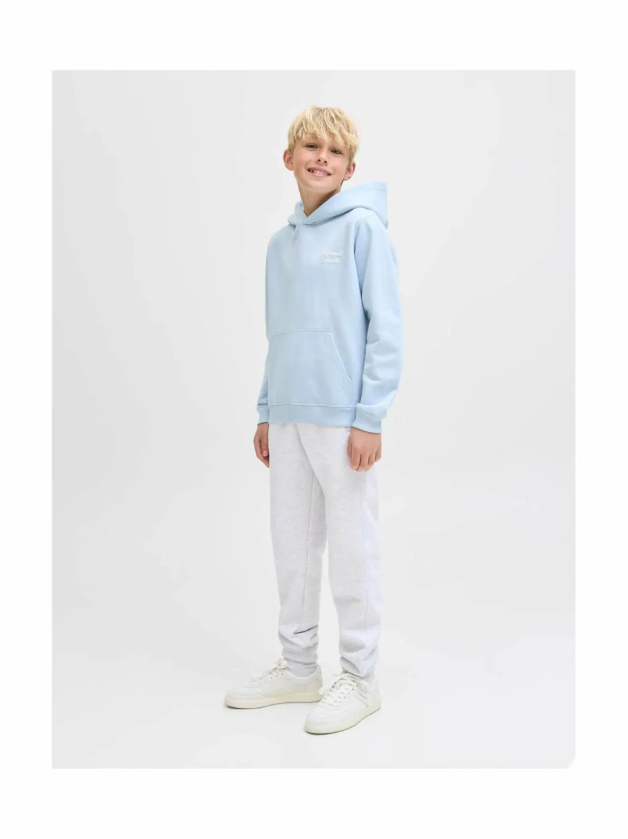 Housut & Jumpsuitit|Housut<JACK & JONES junior JpstKane Urban Edge -collegehousut WHITE MELANGE