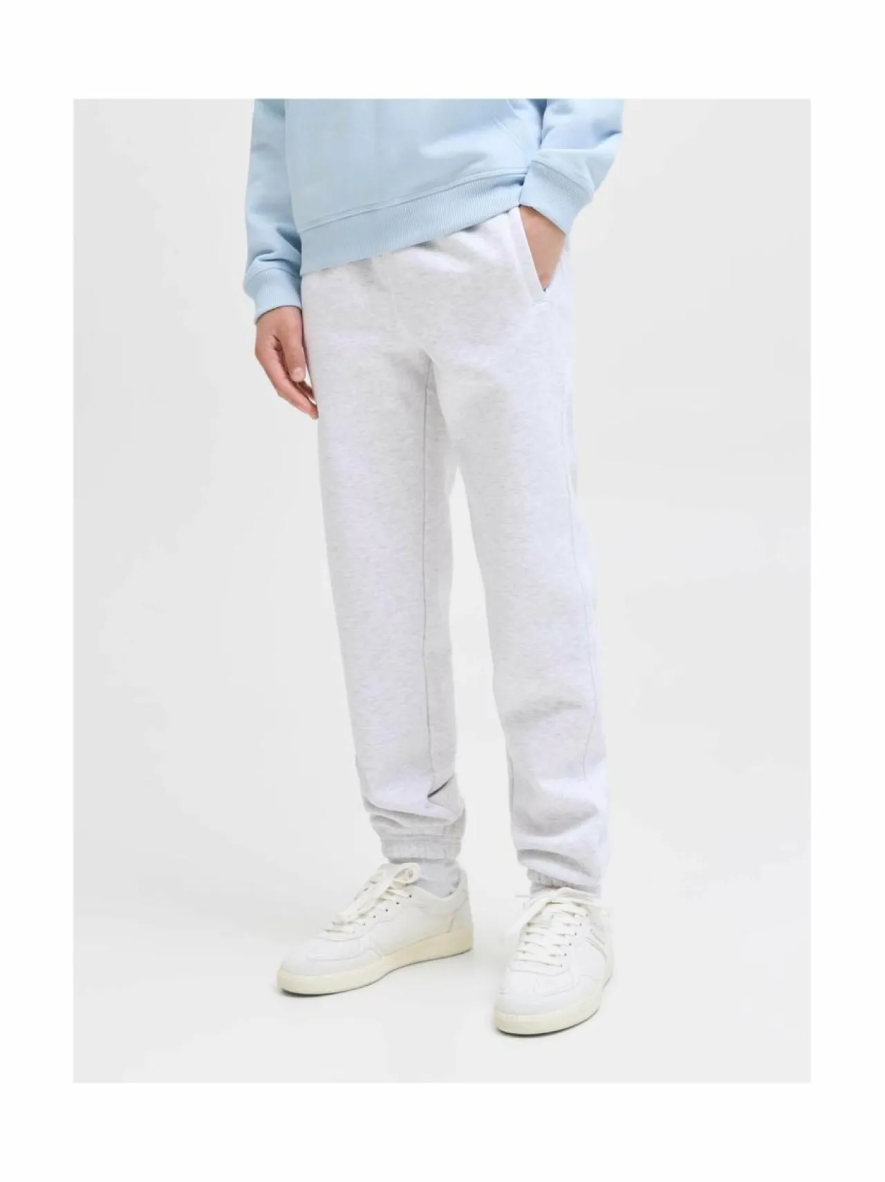 Housut & Jumpsuitit|Housut<JACK & JONES junior JpstKane Urban Edge -collegehousut WHITE MELANGE