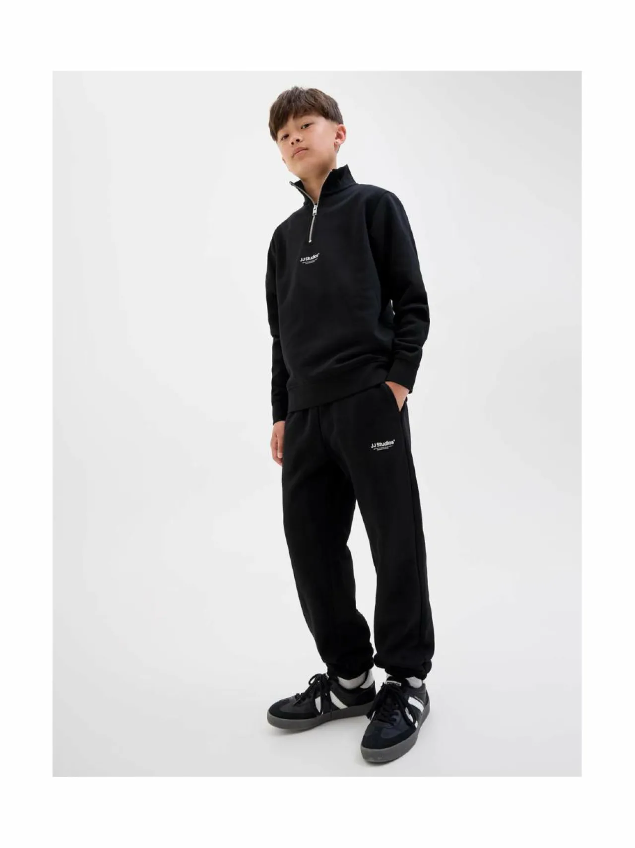 Housut & Jumpsuitit|Housut<JACK & JONES junior JpstKane-collegehousut BLACK