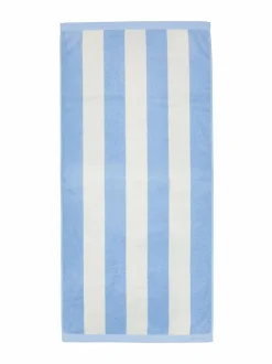 Kylpyhuonetekstiilit<Marimekko Juhlaraita-pyyhe 510 LIGHT BLUE, WHITE