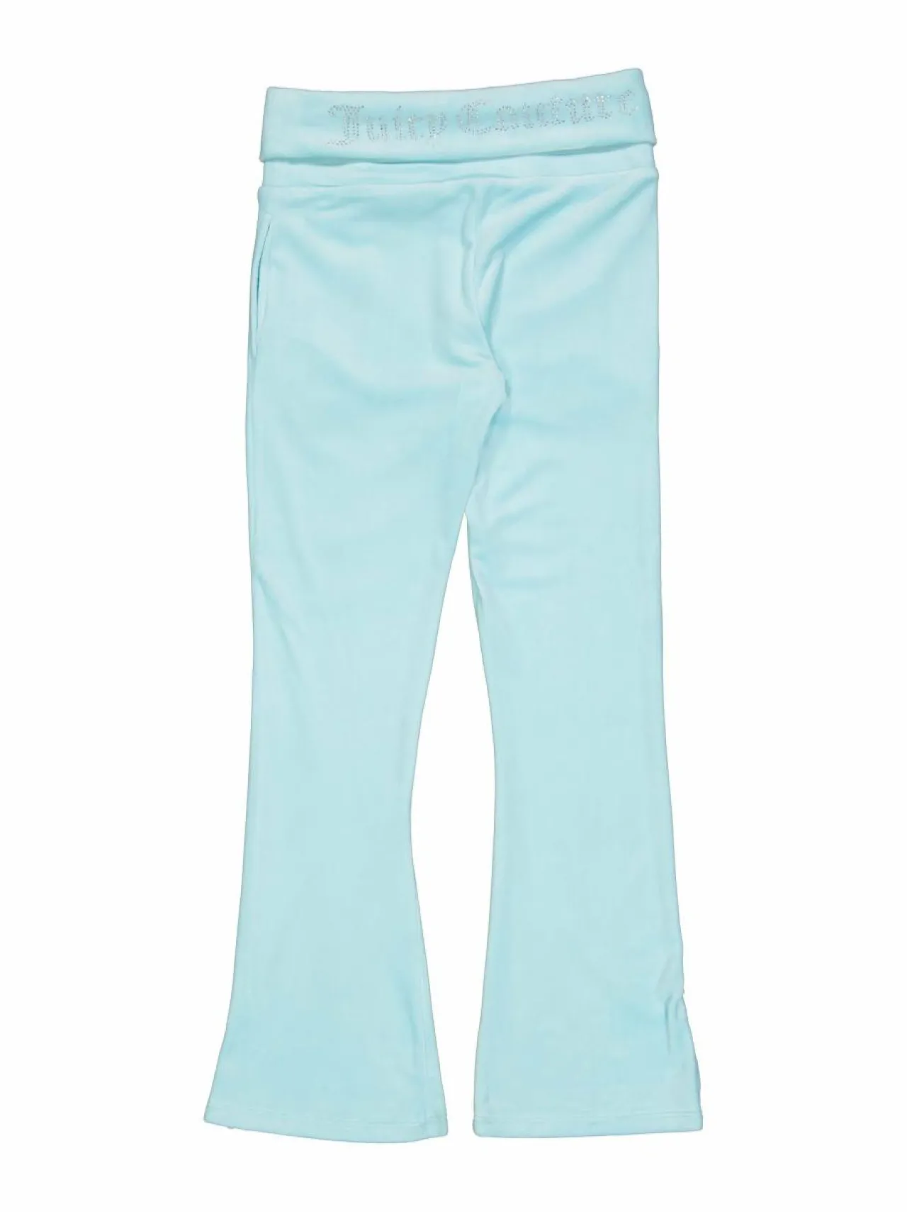 JUICY COUTURE Juicy Fold Over Waist Jogger -samettihousut^ Collegehousut & Leggingsit