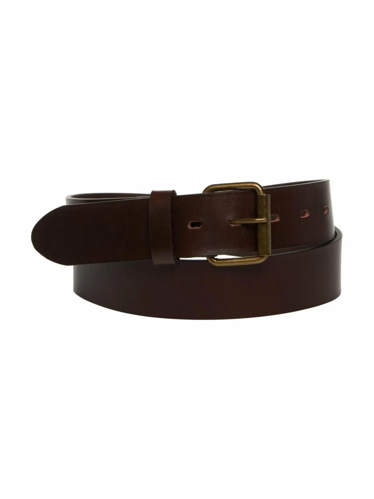 Lompakot & Kotelot<Sauso Jules Finvege -nahkavyö 3,5 cm D.BROWN/ANTIQUEBRASS BUCKLE