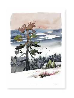 ESTER VISUAL Juliste Kuninkaanlaavu 50x70 cm^ Taulut & Julisteet