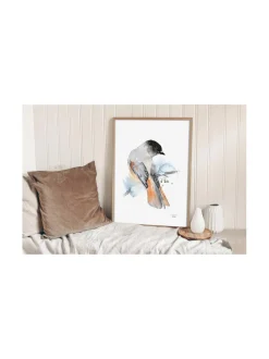 ESTER VISUAL Juliste Kuukkeli 50x70 cm^ Taulut & Julisteet
