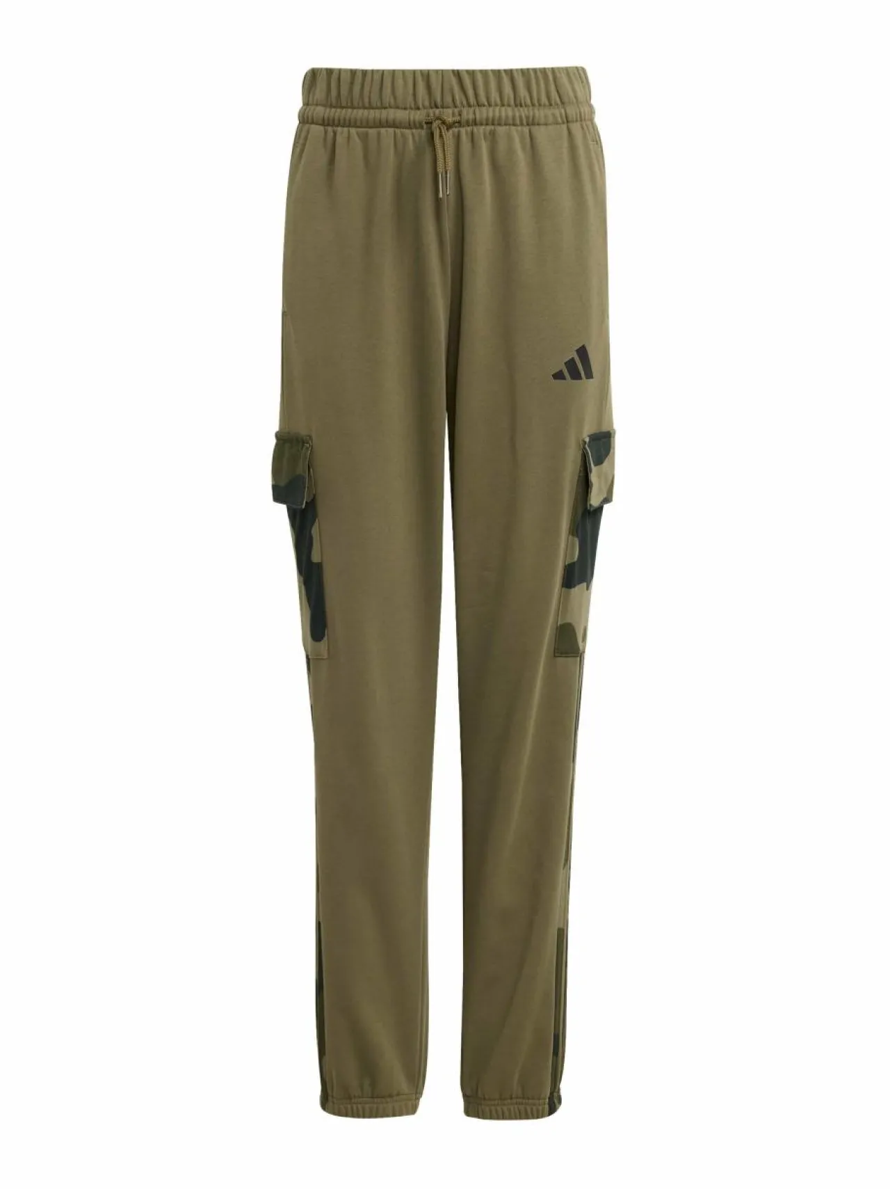 Housut|Housut & Jumpsuitit<adidas Sportswear Junior Camo 3 Stripes -reisitaskuhousut JN2218 OLISTR/BLACK