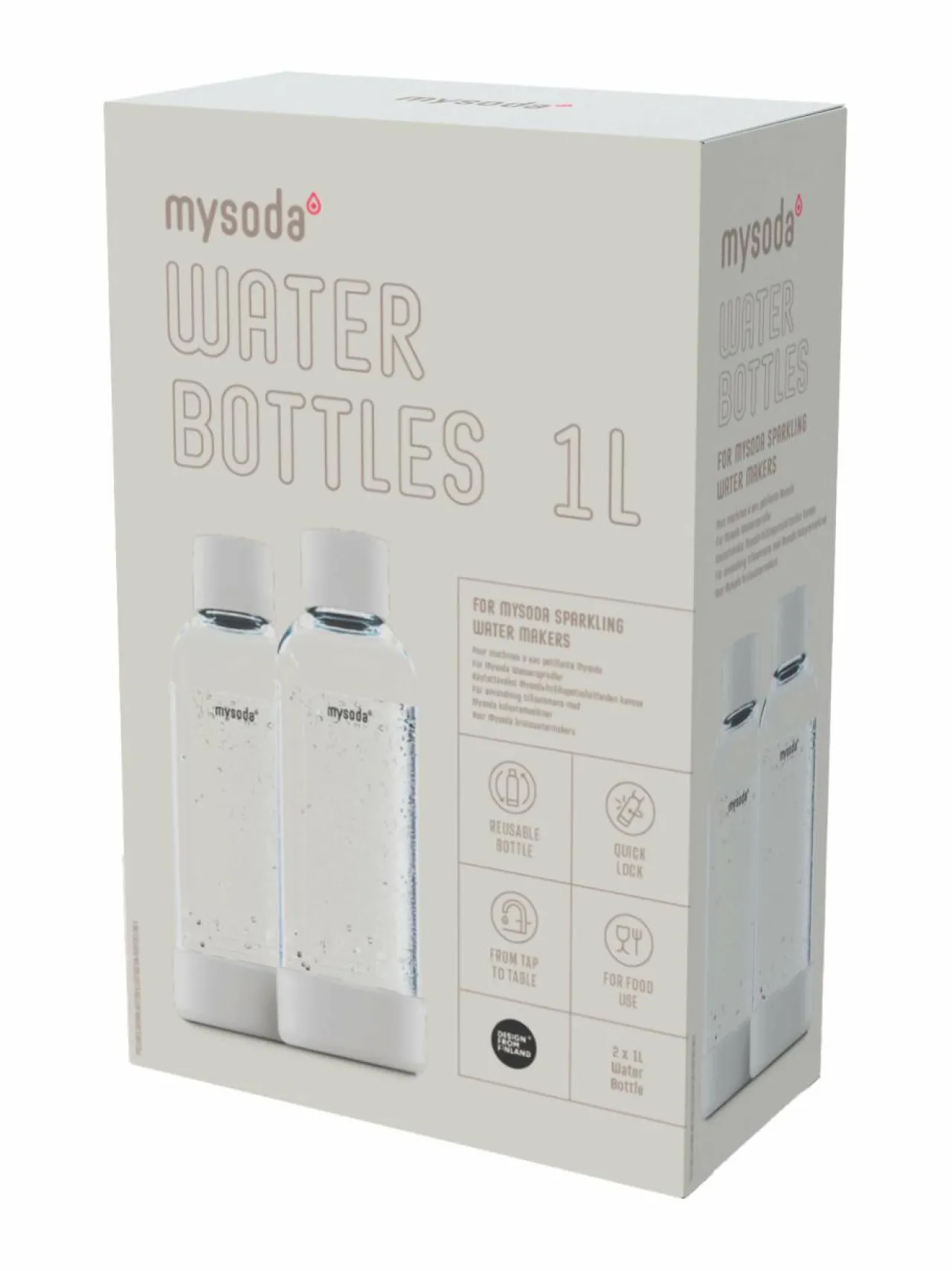 Mysoda Juomapullo 1 L, 2-pack^ Muut Keittiölaitteet
