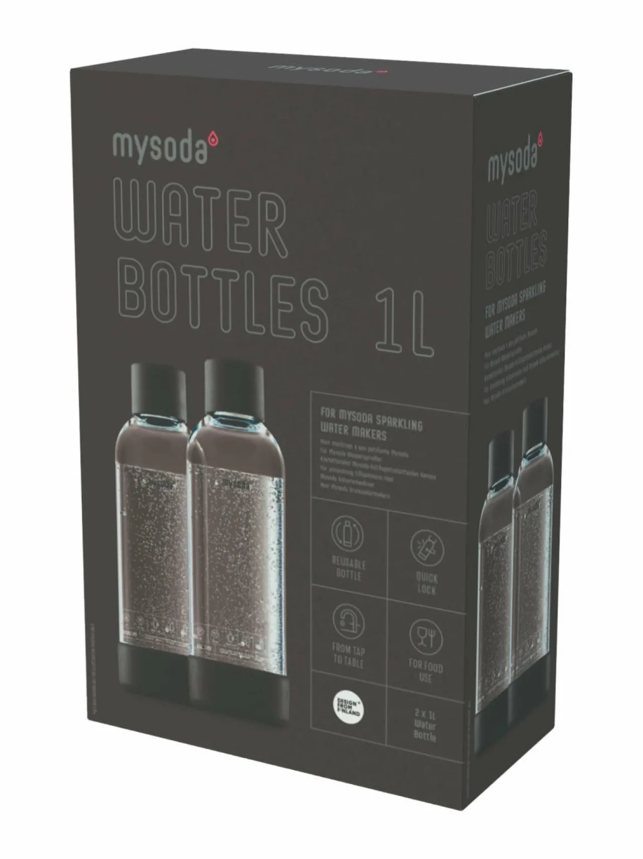 Mysoda Juomapullo 1 L, 2-pack^ Muut Keittiölaitteet