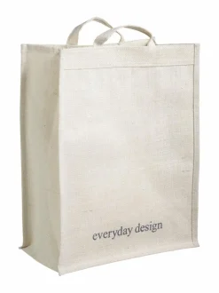 Säilytys<Everyday Design Juuttikassi LUONNONVALKOINEN