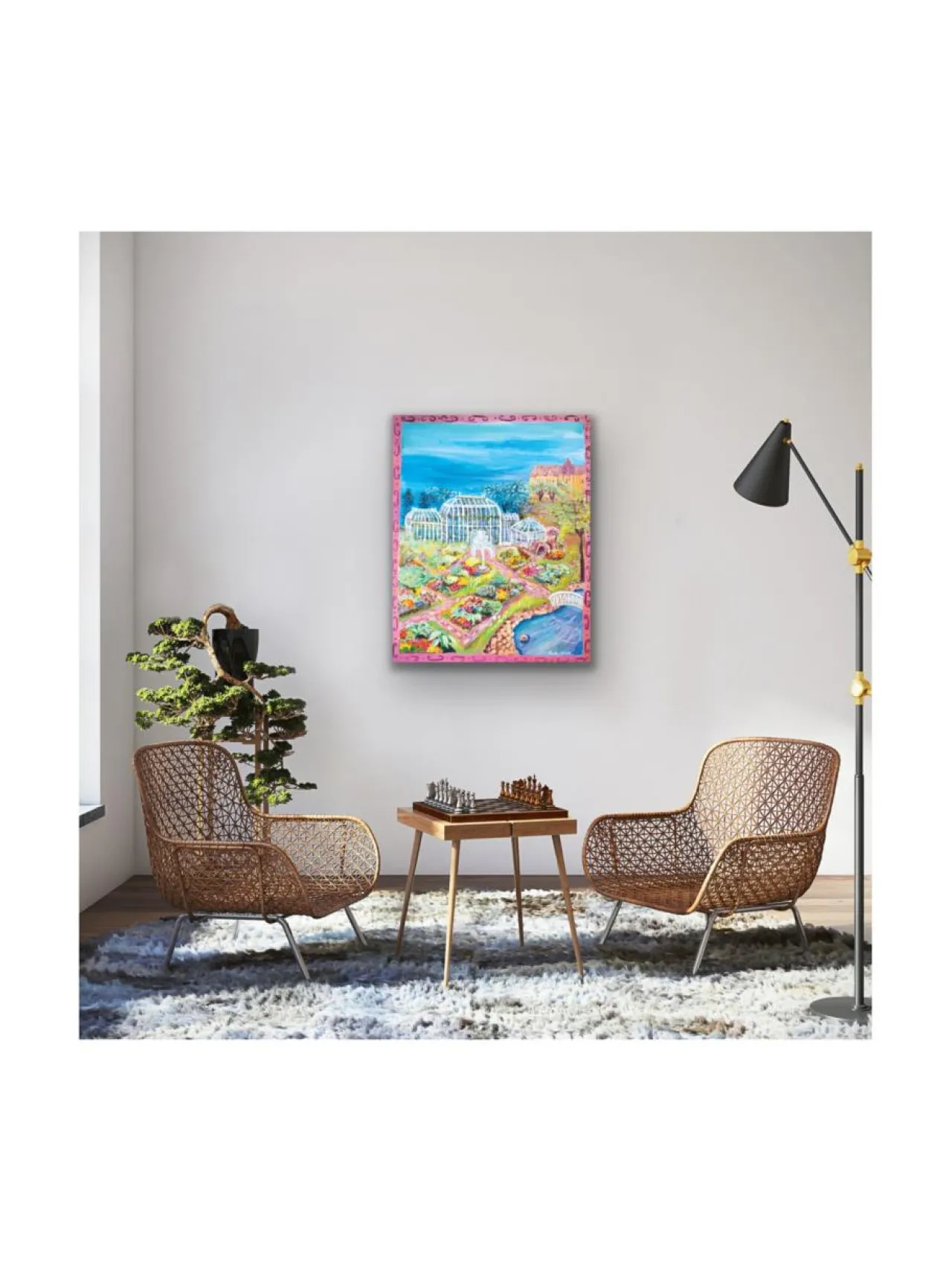 Taulut & Julisteet<Pia Rydman Art Kaisaniemen keidas, 100x80 akryylimaalaus, Pia Rydman